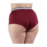 Kit 5 Cueca Feminina 50 52 54 56 58 60 62 64 Calcinha Boxer 