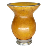 Kit 5 Cuias Chimarrão Mate Grande Natural Pé Metal