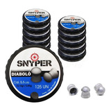 Kit 5 Cx Chumbinho Snyper 5,5mm