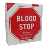 Kit 5 Cx Curativo Estancamento Sangue Bege 500un Blood Stop
