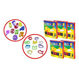 Kit 5 Cx Massinha 50 Cortador Letra Num Forma Modelar Mimos