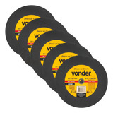 Kit 5 Disco De Corte Policorte Ferro Vonder 355mm 14 Pol Dcv