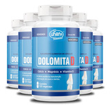 Kit 5 Dolomita D Unilife Com Vitamina D - 120 Cápsulas
