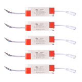 Kit 5 Driver Led Reator Fonte Para Painel 40-50w Bivolt