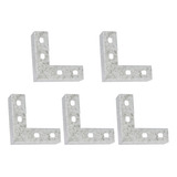 Kit 5 Emendas Internas L Aço Perfilado 38x38 Pré Zincado