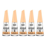 Kit 5 Esmalte Secante Express Risque Seca 50 Segundo Atacado