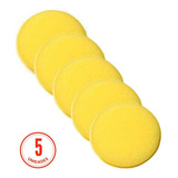 Kit 5 Espuma Esponja Espuma Aplicadora Cera Couro Silicone