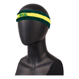 Kit 5 Faixas De Cabelo Testeira Bordado Brasil Copa Do Mundo