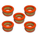 Kit 5 Filtro De Ar Compressor Elemento Universal 20/40/60pés
