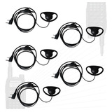 Kit 5 Fone Ouvido Concha Reforçado Rádio Baofeng Uv-16 Plus