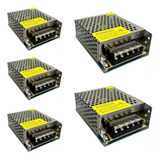 Kit 5 Fonte Chaveada 5a Colmeia 12v 60w Bivolt Cftc Fita Led