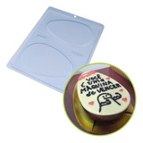Kit 5 Forma Bwb P/ Pascoa Ovo Tablete Tipo 250g Cód.9858 Mpf Cor Branco