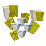 Kit 5 Formas Lateral Vaso De Gesso Cpa Atacadao Das Formas