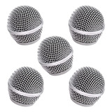Kit 5 Globos Microfone Compatível Shure-kadosh-behringer