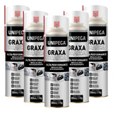Kit 5 Graxa Branca Spray Lubrificante Alta Performance Barco