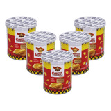 Kit 5 Latas Batata Mister Potato Sabor Original Crisps 40g 
