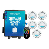 Kit 5 Led Piscina Rgb Colorido