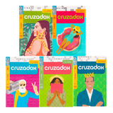 Kit 5 Livros Coquetel Coletânea Cruzadox Com Páginas Brancas