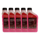 Kit 5 Lts Aditivo Rosa Organico Motrio Para Radiador