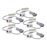 Kit 5 Luminária 20 Led Bivolt Haste Flexível Maquina Costura