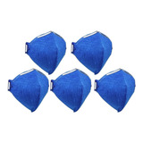 Kit 5 Máscara Respiradoria Sem Válvula Pff2 Pro Safety Cor Azul