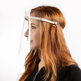 Kit 5 Máscaras Protetor Facial Transparente Face Shield