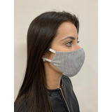 Kit 5 Mascaras Tecido Dupla Proteção