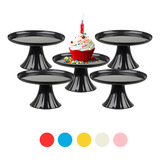 Kit 5 Mini Boleira Bandeja P/ Doces E Cupcake Pronta Entrega