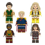 Kit 5 Miniaturas Blocos De Montar The Boys