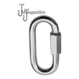 Kit 5 Mosquetão Aço Carbono Galvanizado 12x107mm 1130kg
