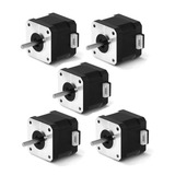 Kit 5 Motor De Passo Nema 17 4,2kgf.cm Modelo 17hs4401 