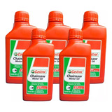 Kit 5 Óleo Castrol Chainsaw Lubrificante 2t Motoserra 500ml
