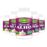 Kit 5 Óleo De Alho 350mg Com 150 Cápsulas Unilife Vitamins