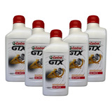 Kit 5 Óleo Lubrificante Castrol 20w50 Gtx Antiborra Api Sl