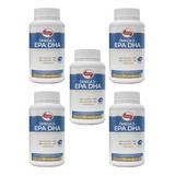 Kit 5 Omega 3 Epa Dha - Vitamina E - Vitafor 120 Cápsulas