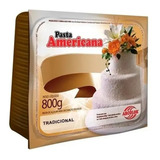 Kit 5 Pasta Americana Tradicional Branca Arcolor 800gr