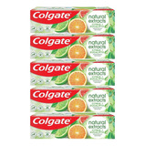 Kit 5 Pasta De Dente Colgate Natural Extracts Reinforced 90g