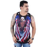 Kit 5 Pç Camisas Regata Masculina Long Line Oversize Swag 