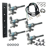 Kit 5 Pc Registro Ramal Boca Fogão Cooktop Chamalux Original