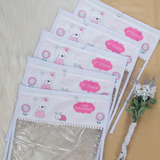 Kit 5 Pcs Saquinho Organizador Maternidade Para Bebe Menina Cor Ursa Joaninha
