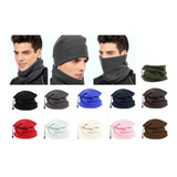 Kit 5 Pcs Touca Balaclava Cachecol Gola Moto Multifuncional