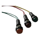Kit 5 Peças - Sinalizador Olho De Boi 12v Verde Promoção