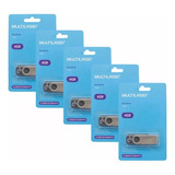 Kit 5 Pen Drive 4gb Multilaser