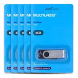 Kit 5 Pen Drive 8gb Twist