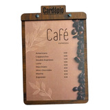 Kit 5 Pranchetas Para Cardápio A5 Restaurante Hamburgueria
