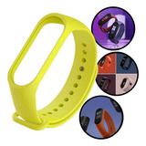 Kit 5 Pulseira Silicone Compatível Com Xiaomi Mi Band 3 E 4 