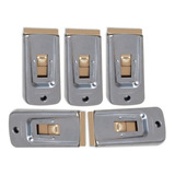 Kit 5 Raspador Ratinho Em Inox Para Insulfilm Vinil Película