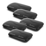 Kit 5 Receptor Digital Tv Full Hd Smart Bivolt Pousada Hotel