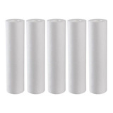 Kit 5 Refil Cartucho Polipropileno Liso 10x2.1/2 20 Micras