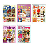 Kit 5 Revistas Feltro Coleção Arte Com As Mãos Lote 3